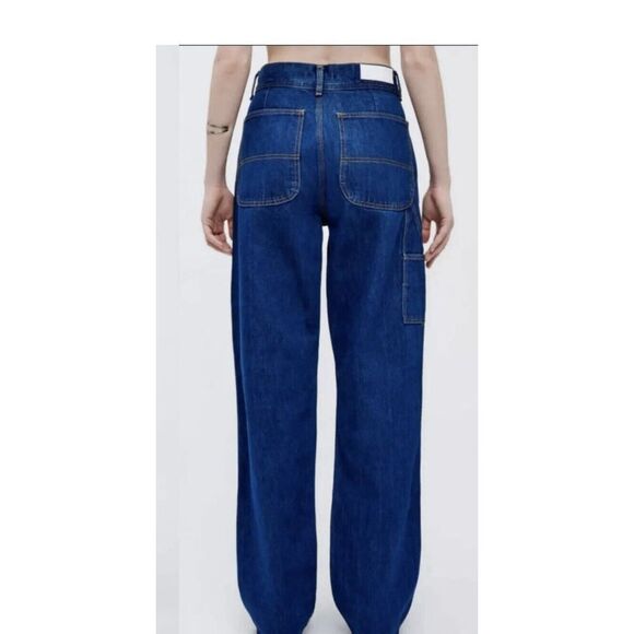 RE/DONE Womens Utility Loose Jeans in True Rinse‎ Size 23 - Picture 10 of 11